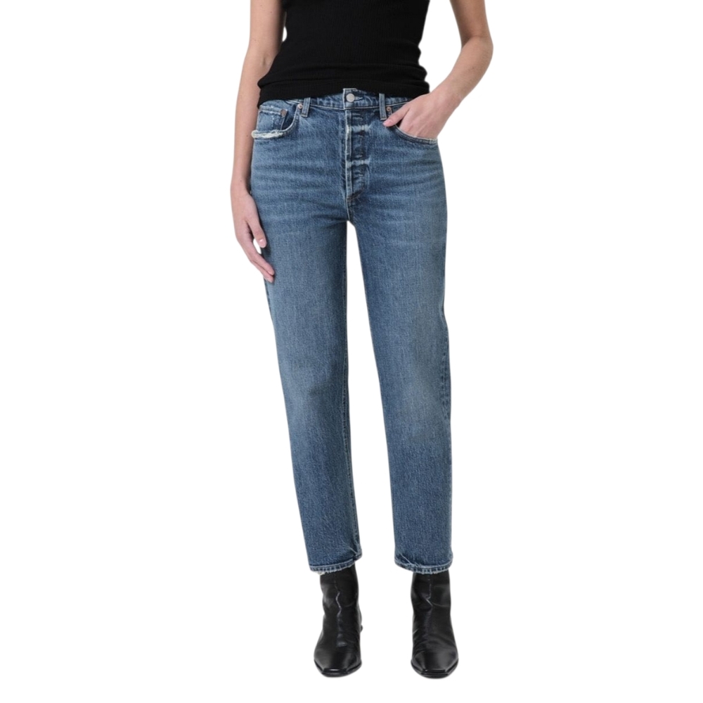 AGOLDE Riley High Rise Straight‎ Crop Jeans Size 27
